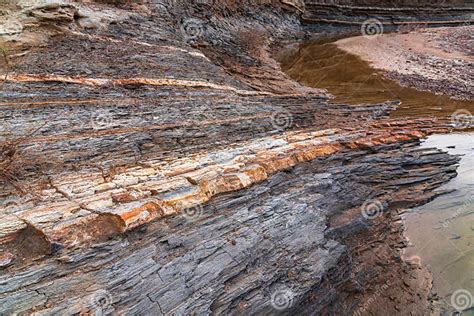 Sedimentary Rocks Layers Texture Stock Image - Image of nature, detail: 207911483