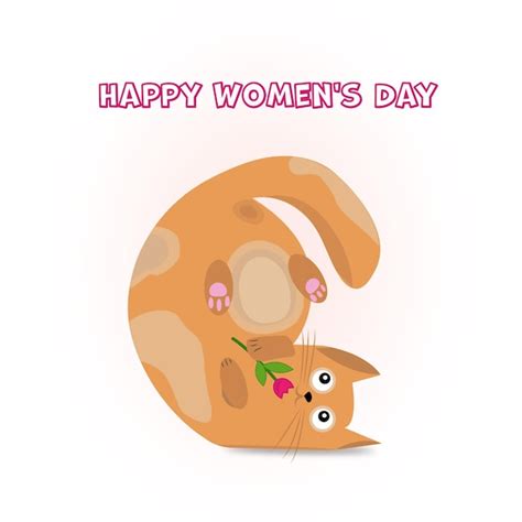 Premium Vector Cat With Flowers