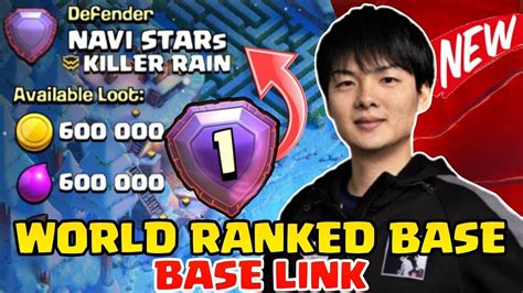 Global Top No Player Navi Stars Shared His Th Legend Base Link With