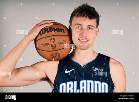 Orlando Magic Forward Franz Wagner Poses For A Photo During The Nba