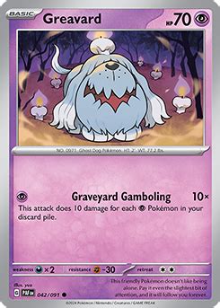 Greavard | Paldean Fates | TCG Card Database | Pokemon.com