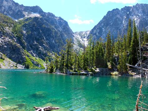 Overlooking Colchuck Lake