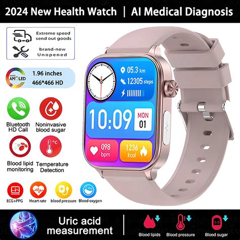 Reloj Inteligente De Grado M Dico Para Hombre Y Mujer Pulsera Con Ecg