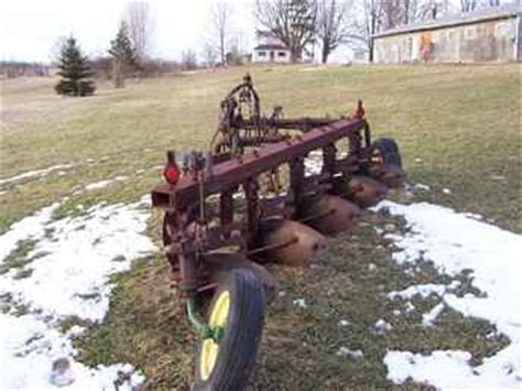 Used Farm Tractors For Sale John Deere 5X16 Trailer Plow 2009 03 04