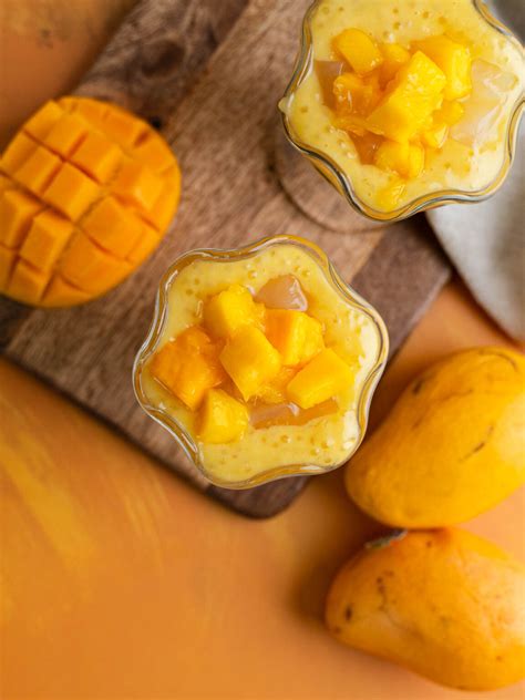 Vegan Mango Sago Floured Frame