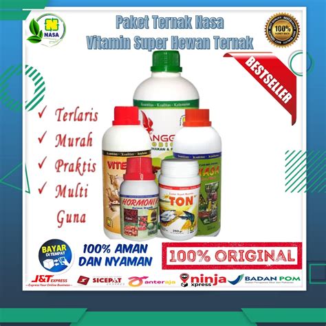 Jual COD PAKET KOMPLIT PETERNAKAN DAN PERIKANAN POC NASA 500cc HORMONIK