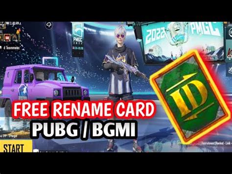 How To Change Name In Pubg Without Rename Card Free Rename Card