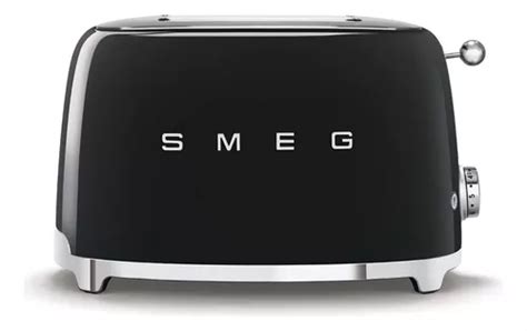 Torradeira preta Smeg TSF01BLUS Frete grátis