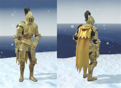 The Golden Cape Actually Looks Pretty Nice With Reforged Gilded Armour