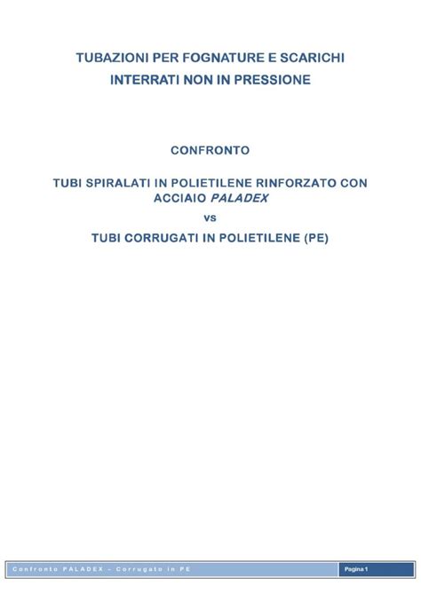 PDF TUBAZIONI PER FOGNATURE E SCARICHI TUBAZIONI PER 2016 5 16