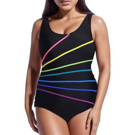 Sopiago Swimsuits For All Swim Dress Womens One Piece Swimsuits Bathing