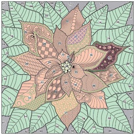 Multifarious Dream Big Holiday Poinsettia Project Longarm Quilting