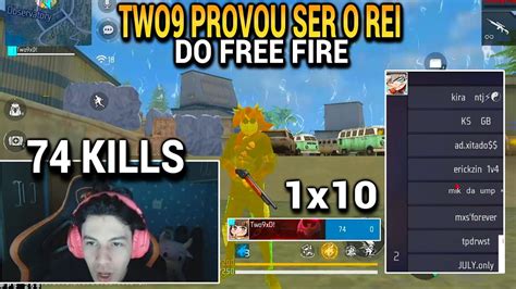 TWO9 FEZ 74 KILLS JOGANDO 1v10 PELA PRIMEIRA VEZ NESSA SALA ESPECIAL