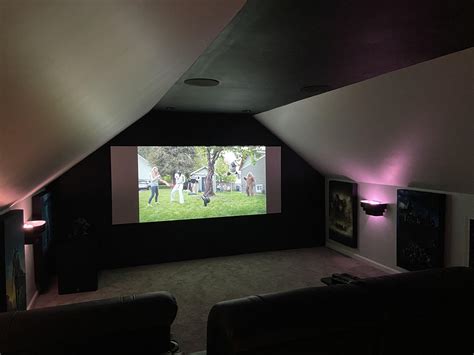 Attic Home Theater SI | Screens & Shades | Attic Conversion This