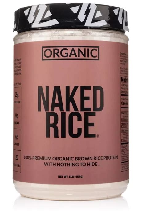 Naked Nutrition Organic Brown Rice Protein 15 Svgs Max Muscle Clackamas