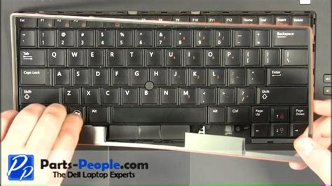 Dell Latitude E Keyboard Trim Bezel Replacement Video Tutorial