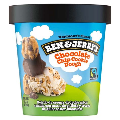 Helado Ben And Jerrys Cookie Dough Vainilla Con Galleta 473 Ml Soriana