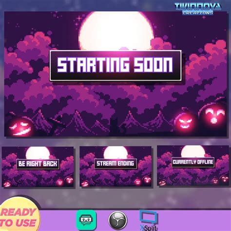 Animated twitch overlay halloween theme – Artofit