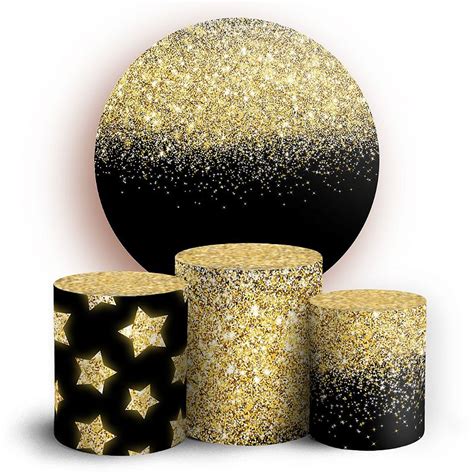 Kit Redondo E Trio Glitter Dourado Sublimado D Sublitex Pain Is