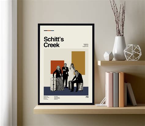 Schitts Creek Poster Schitts Creek Movie Abstract Poster Retro Poster Minimalist Art