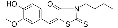 3 BUTYL 5 4 HYDROXY 3 METHOXYBENZYLIDENE 2 THIOXO 1 3 THIAZOLIDIN 4