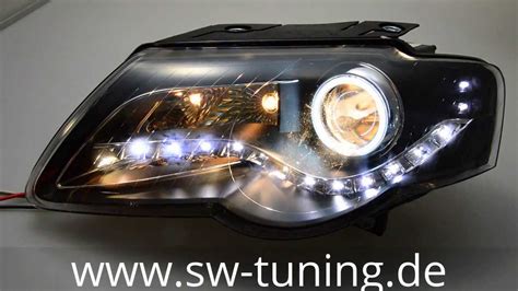 Sw Light Scheinwerfer Vw Passat B C Led Standlicht Ccfl Ring