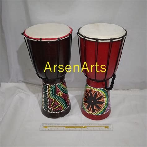 Jual Kendang Djembe Gendang Jimbe Ukuran Besar Tinggi Cm Alat Musik