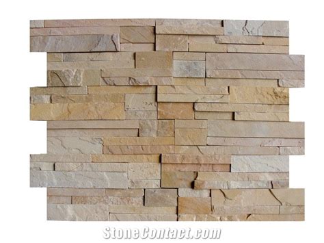 Tint Mint Sandstone Fossil Sand Wall Panel Beige Sandstone India