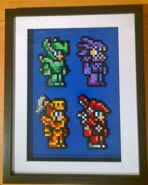 Terraria Armour Perler Magnets By Pixelplayers On Etsy