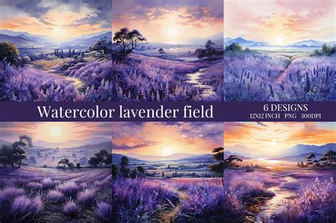 Lavender Watercolor Painting Graphic by ArtEpoch Patterns · Creative ...