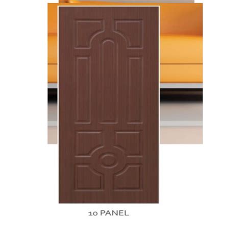 Coated Brown Pvc Membrane Door For Home Hotel Exterior At Rs