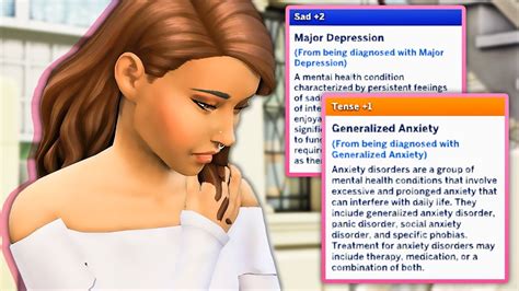 Realistic Mental Health In The Sims 4 Generalized Anxiety Major