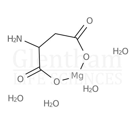 Dl Aspartic Acid Magnesium Salt Tetrahydrate Cas