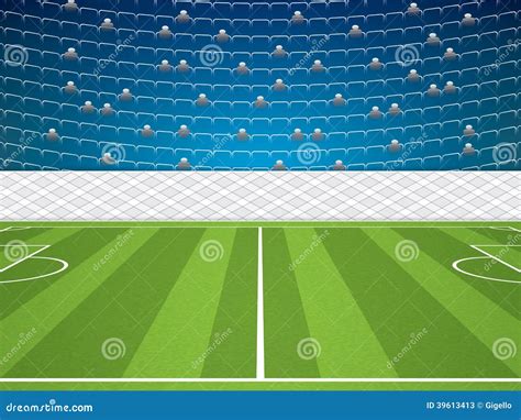 Soccer Stadium Stock Vector Illustration Of Night Championship 39613413