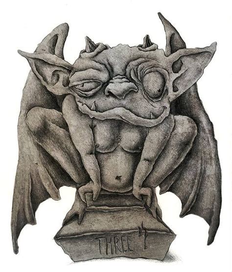 Gargoyle Gargoyle Drawing Gargoyles Art Gargoyles