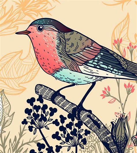 Set Of 4 Bird Prints Bird Posters Poster Of Birds Bird Etsy