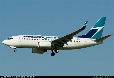 C GWBJ Boeing 737 7CT WestJet Airlines Alevik JetPhotos