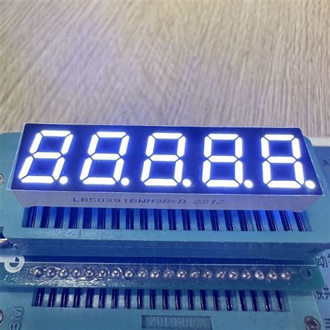 Ultra White 7 Segment Led Display 5 Digit 039inch Common Anode For