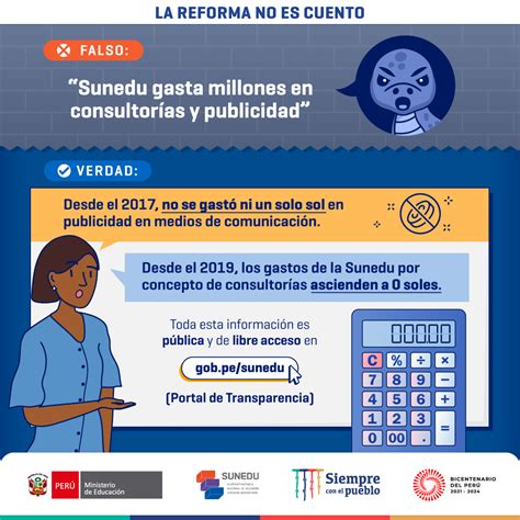 Sunedu on Twitter ATENCIÓN Es falso que Sunedu gaste millones