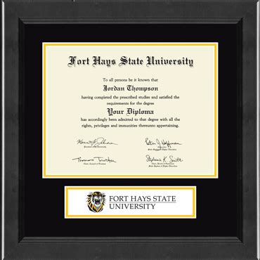 Lasting Memories Banner Diploma Frame In Arena Fort Hays State