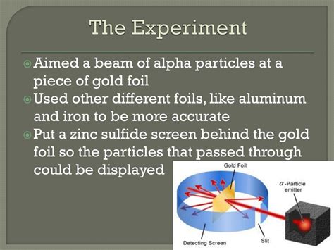 PPT Ernest Rutherford And The Gold Foil Experiment PowerPoint