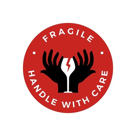 Glass Handle With Care Logo