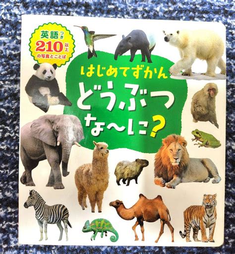 はじめてずかん どうぶつなーに？ 英語つき210以上の写真とことば メルカリ