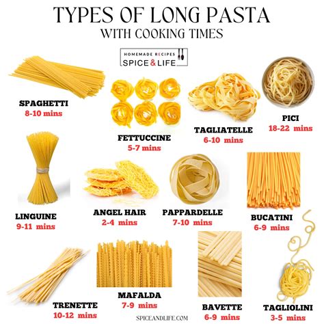 Types Of Long Pasta 15 Must Try Options Spice And Life