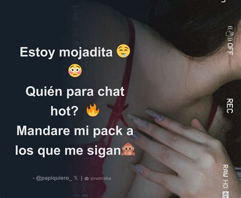 Estoy Mojadita 🤤😳 Quién Para Chat Hot 🔥 Mandare Mi Pack A Los Que Me