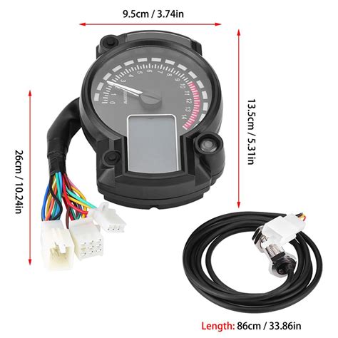 Universal Motorcycle Digital Speedometer Odometer Grandado
