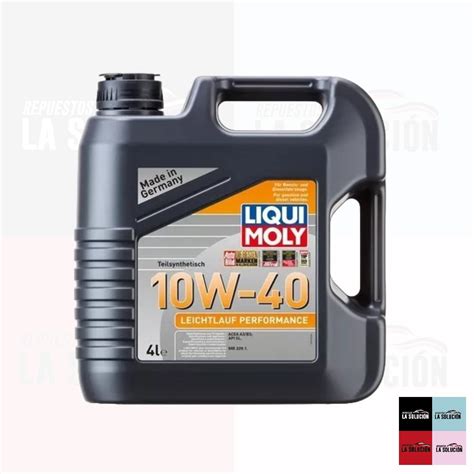 Aceite Liqui Moly W L Leichtlauf Performance La Solucion De