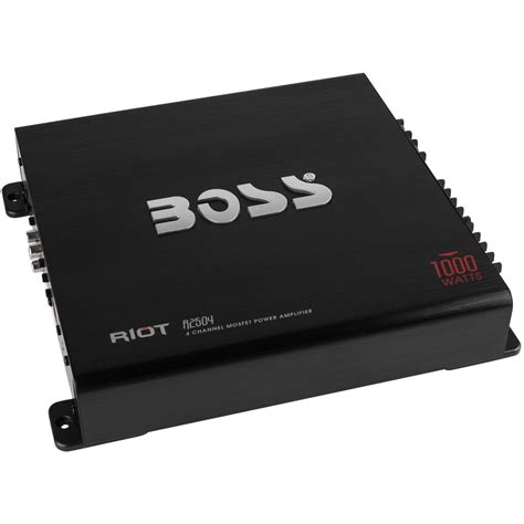 Boss R2504 Riot 1000 Watt 4 Channel Mosfet Car Audio Amplifier