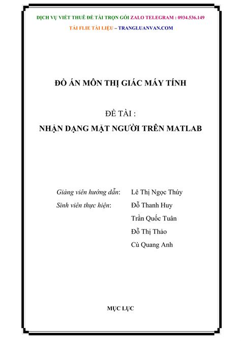 N Nh N D Ng M T Ng I Tr N Matlab Pdf