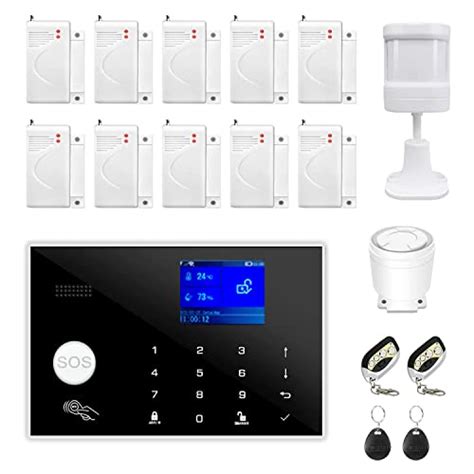 Soujamao Er G30 Wifiandgsm 17 Piece Kit Wireless Home Security Alarm System Door Window Sensor